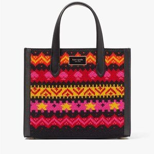 Kate Spade New York Women’s Manhattan Carnival Fair Isle Small Tote